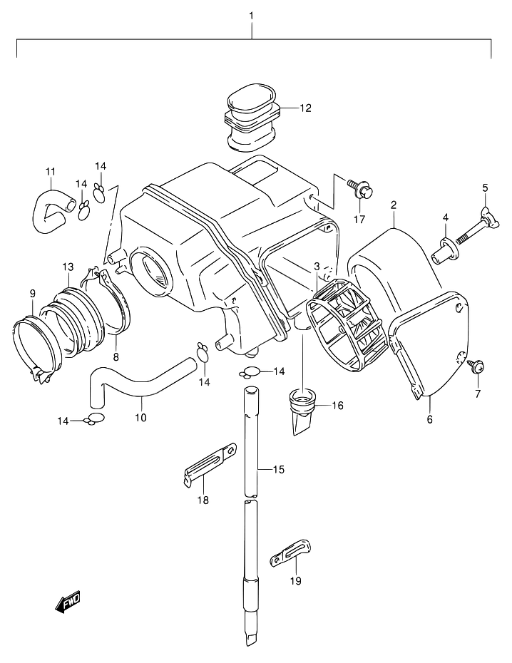 FILTRE A AIR POUR SUZUKI DRDR650RSE N DR650RSEU N 1992