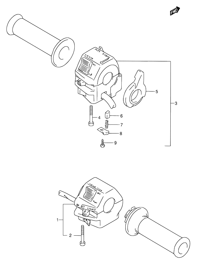 COMMODOS POUR SUZUKI GS EGS500E R GS500EU R 1994