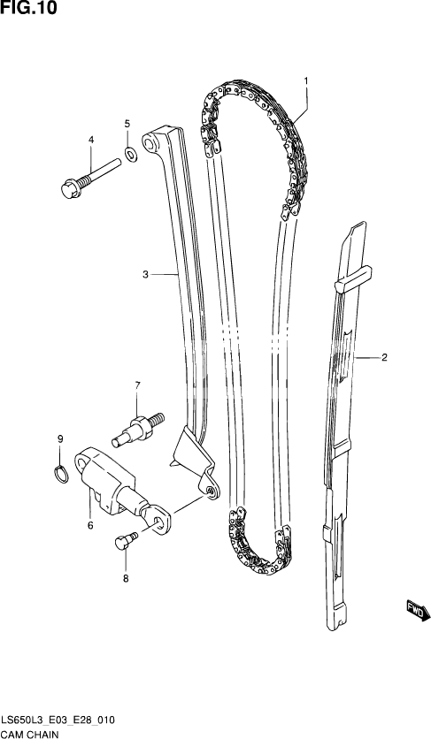 DISTRIBUTION POUR SUZUKI SAVAGELS650 L3 2013