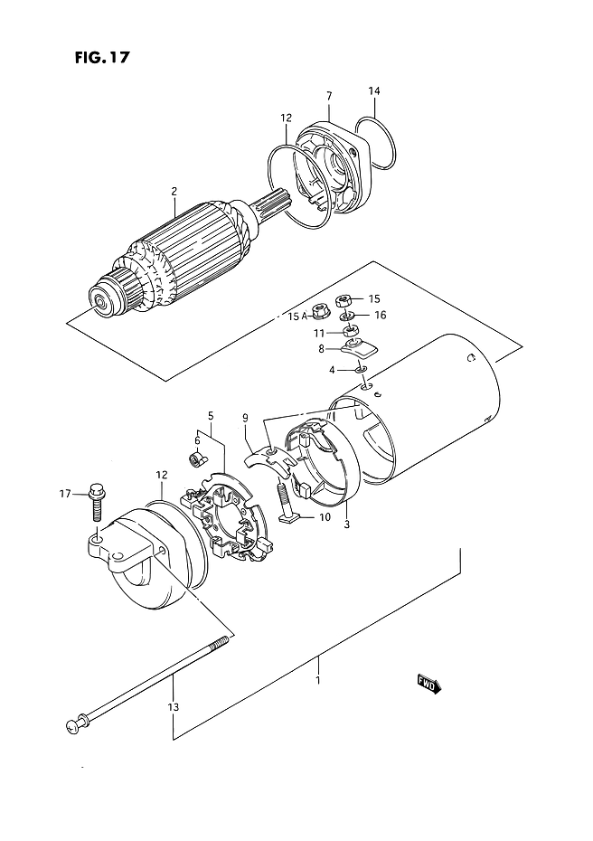 DEMARREUR POUR SUZUKI SAVAGELS650F K LS650P K 1989