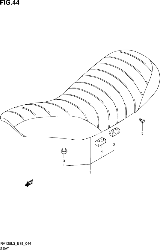 SELLE POUR VAN VAN 125RV125 L3 2013