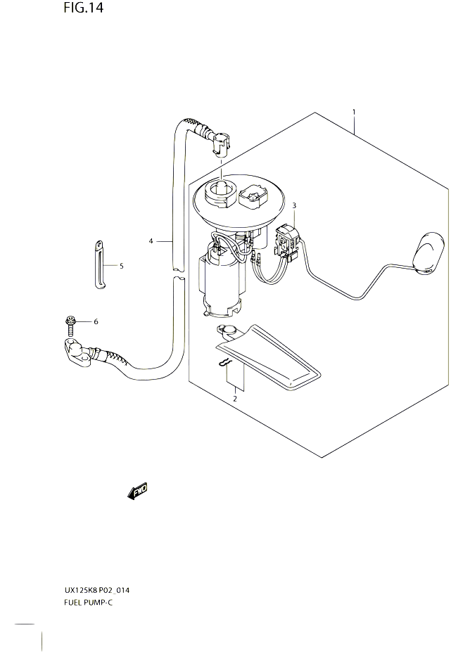 POMPE A ESSENCE POUR SUZUKI SIXTEEN 125 2008 POUR SUZUKI SIXTEENUX125K8