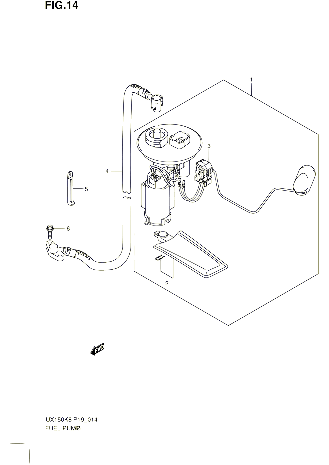 POMPE A ESSENCE POUR SUZUKI SIXTEEN 150 2008 POUR SUZUKI SIXTEENUX150 K8 