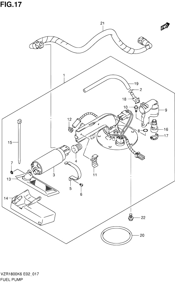 POMPE A ESSENCE POUR SUZUKI INTRUDERVZR1800 K6 2006