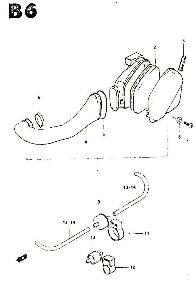 FILTRE A AIR POUR SUZUKI CS 50 1982 POUR SUZUKI CSCS50D