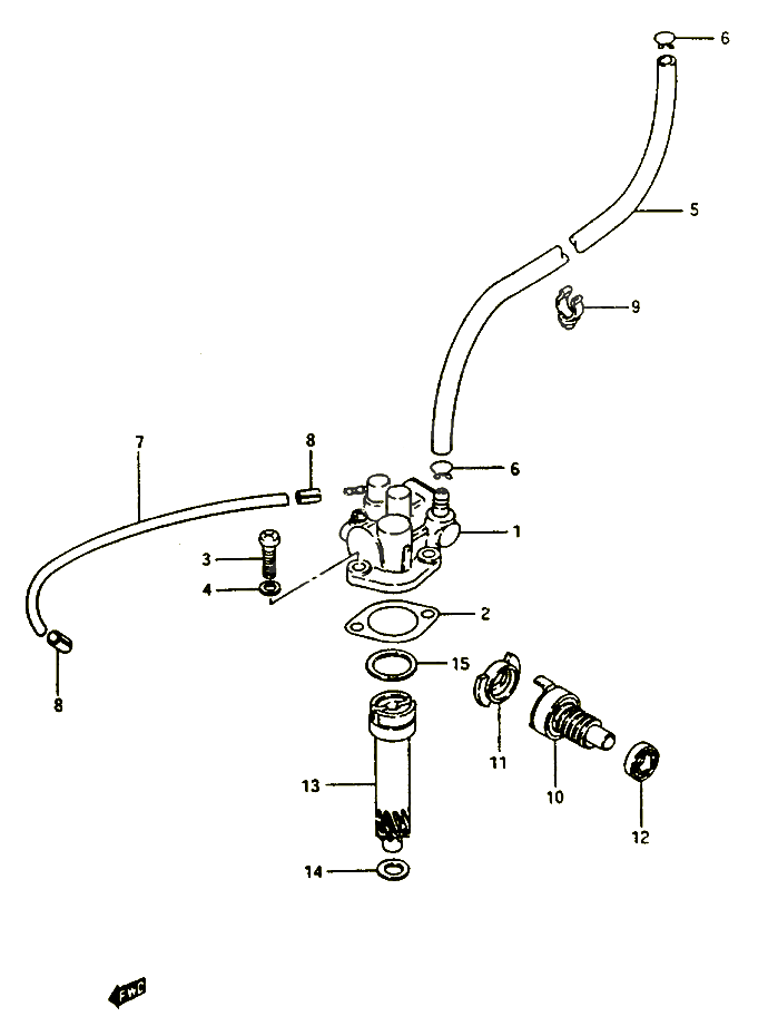 POMPE A HUILE POUR SUZUKI CP 50 1985 POUR SUZUKI CPCP50CHF 