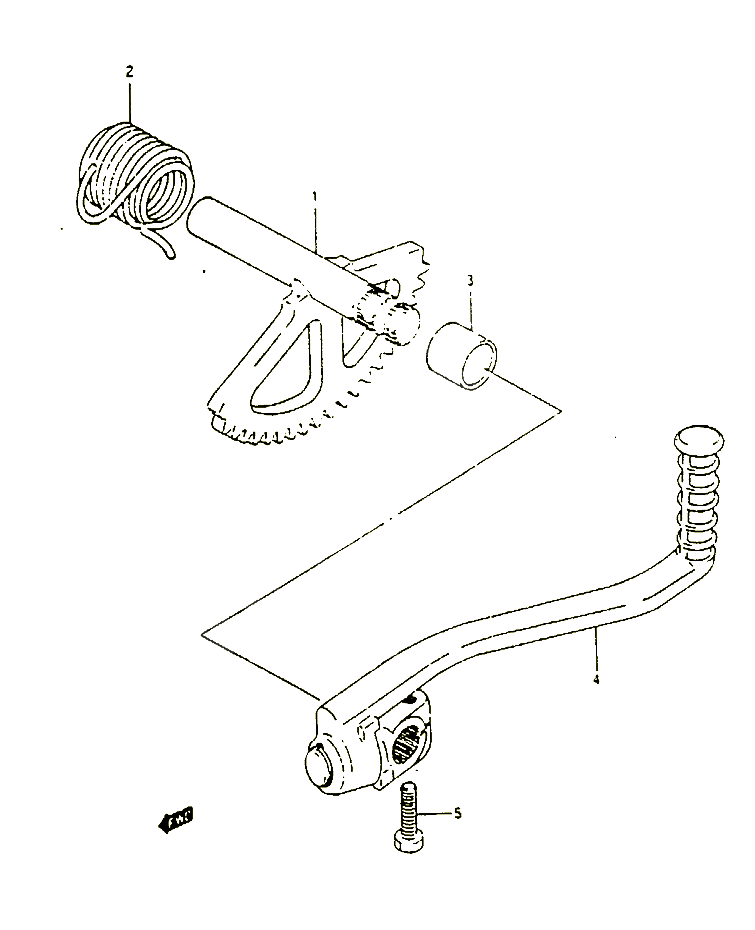 KICK POUR SUZUKI ADDRESS 100 1994 POUR SUZUKI ADDRESSAH100R 