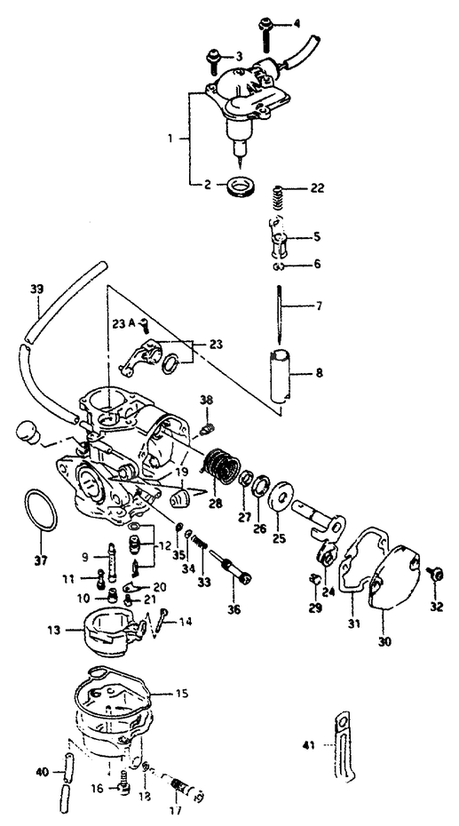 CARBURATEUR POUR SUZUKI APAP50R 1994