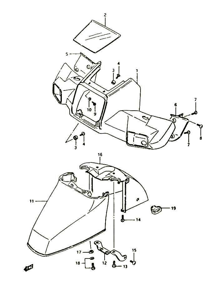 BOL DE PHARE POUR SUZUKI CP 50 1995 POUR SUZUKI CPCP50CHFS 