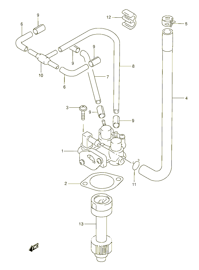 POMPE A HUILE POUR SUZUKI AJ 50 1994 POUR SUZUKI AJAJ50S