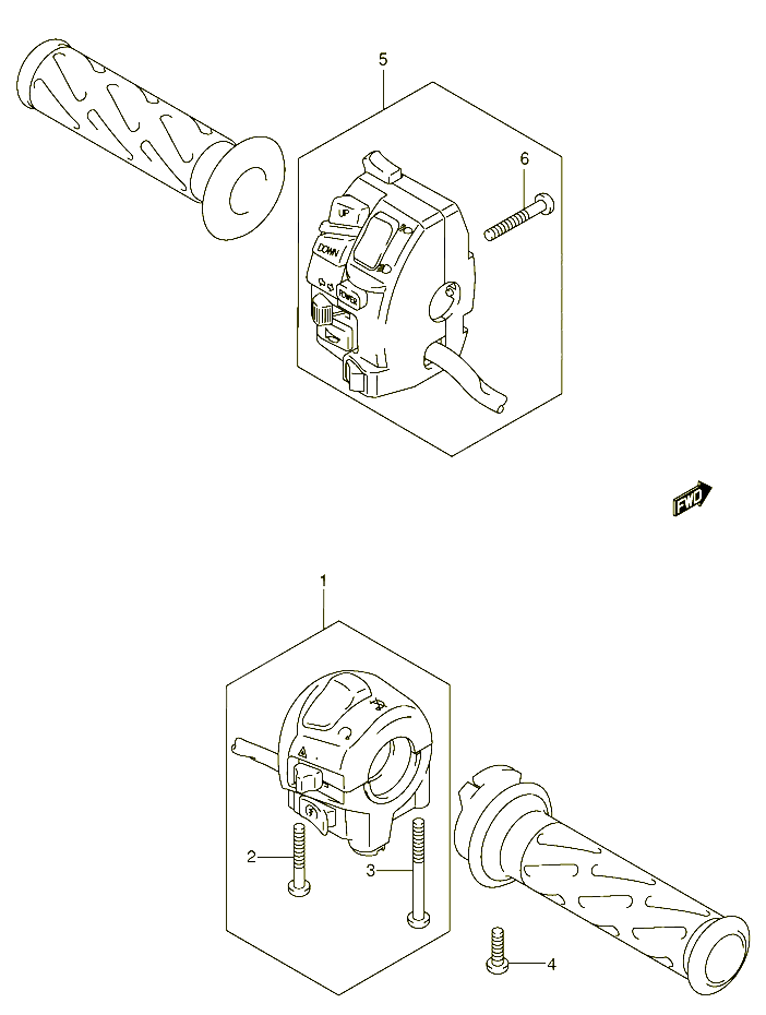 COMMODOS AN650AK4 POUR SUZUKI BURGMAN 650 2005 POUR BURGMAN 650 AN650AK4