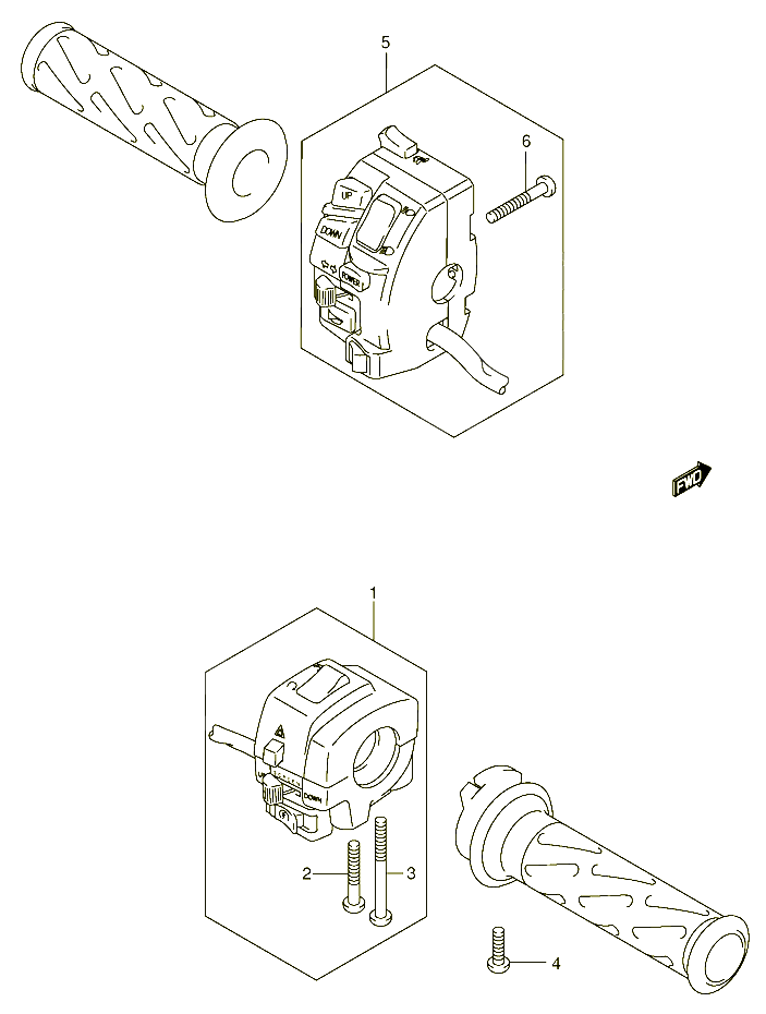 COMMODOS AN650AK5 POUR SUZUKI BURGMAN 650 2005 POUR BURGMAN 650 AN650AK4