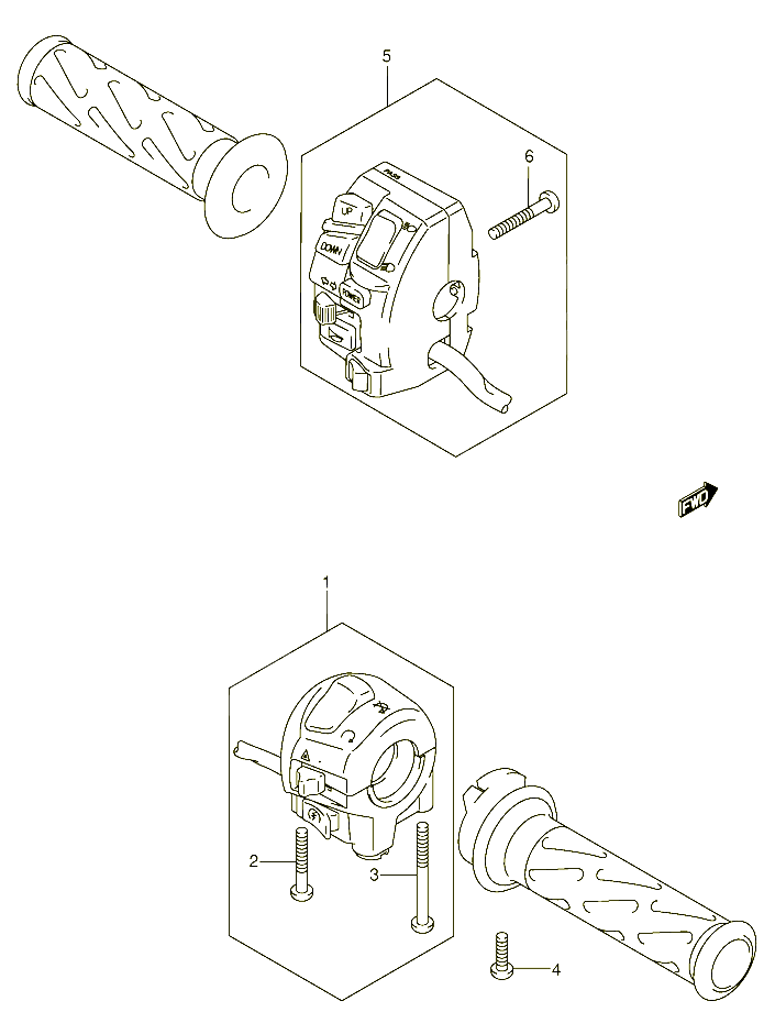COMMODOS AN650K4 K5 POUR SUZUKI BURGMAN 650 2005 POUR BURGMAN 650 AN650AK4