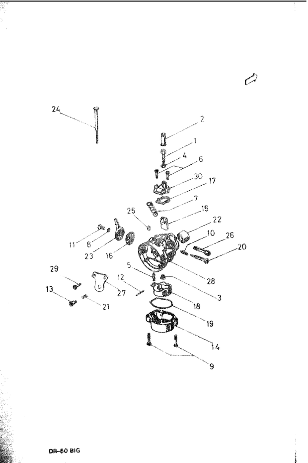 CARBURATEUR POUR SUZUKI DRDR 50BIG 1986