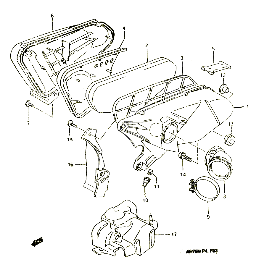 FILTRE A AIR POUR SUZUKI ADDRESS 75 1992 POUR SUZUKI ADDRESSAH75N 