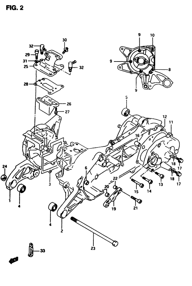 CARTER POUR SUZUKI APAP50V 1997