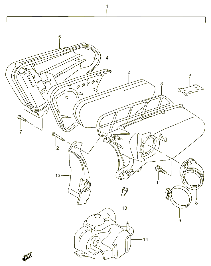 FILTRE A AIR POUR SUZUKI ADDRESS 100 1996 POUR SUZUKI ADDRESSAG100M