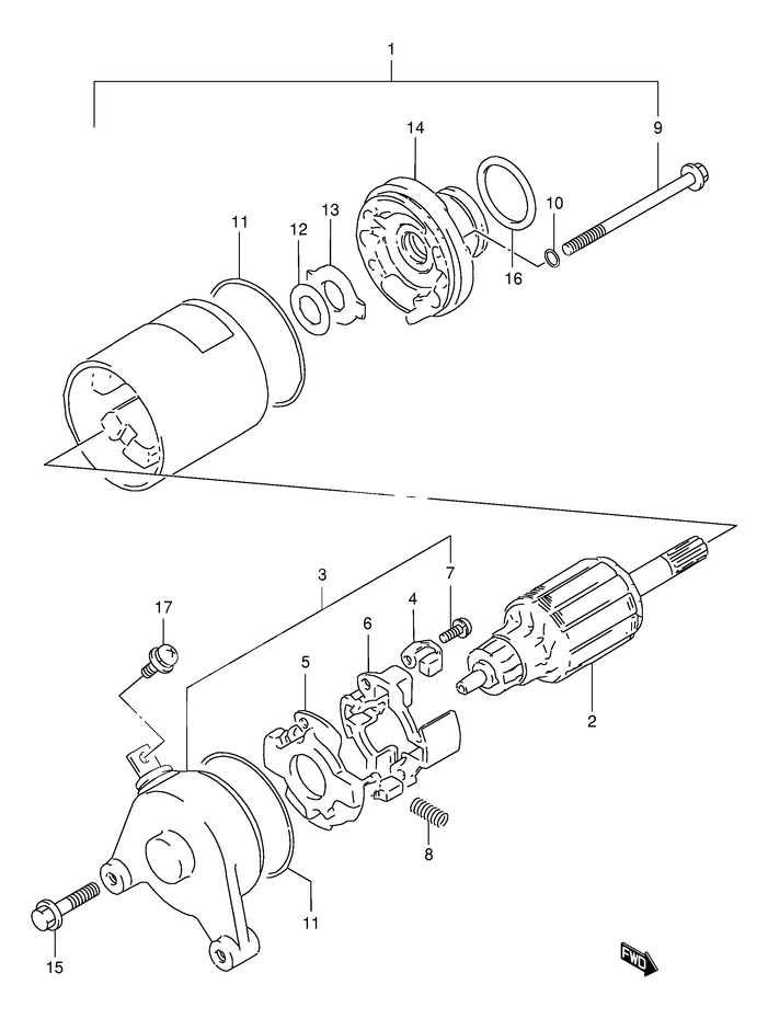 DEMARREUR POUR DR 125DR125SEW SEUW 1998