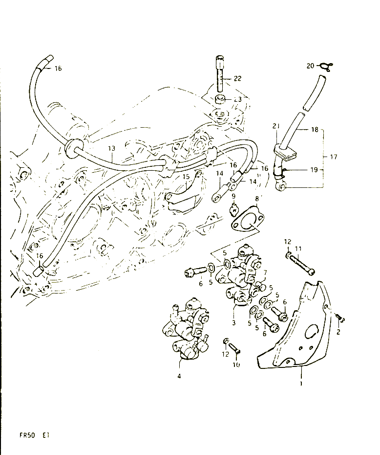 POMPE A HUILE POUR SUZUKI FR 50 1999 POUR FR 50 X FR50X 