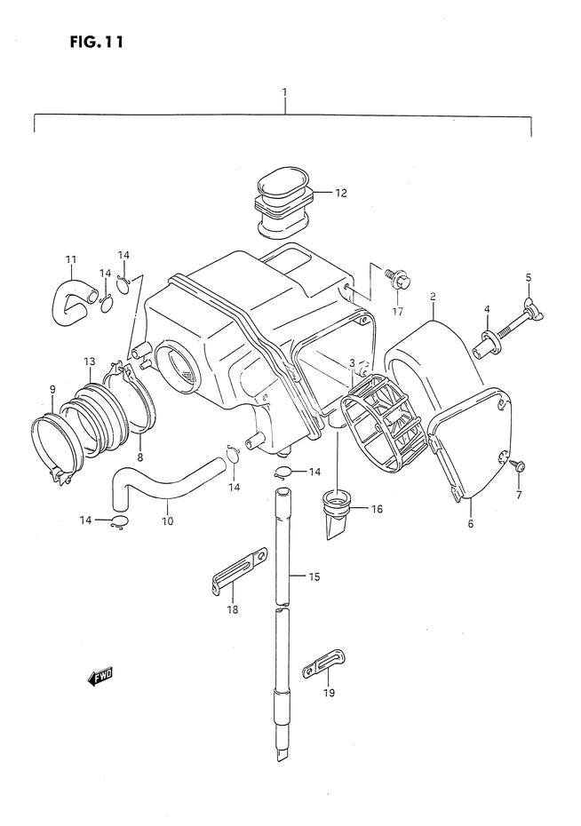 FILTRE A AIR POUR DR 650DR650RR 1994