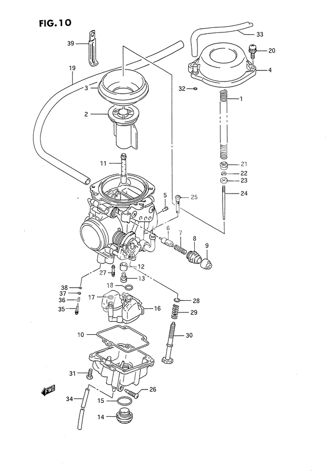 CARBURATEUR POUR DR 650DR650RR 1994