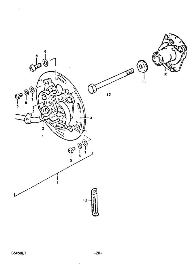 ALLUMAGE POUR SUZUKI GSGS450T 1996