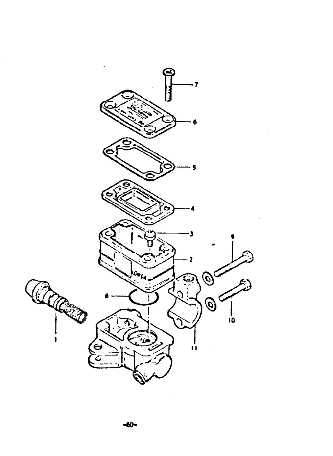 MAITRE CYLINDRE POUR SUZUKI GSGS550DT 1980