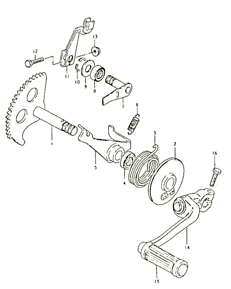 KICK POUR SUZUKI FS 50 1999 POUR SUZUKI FSFS50X 