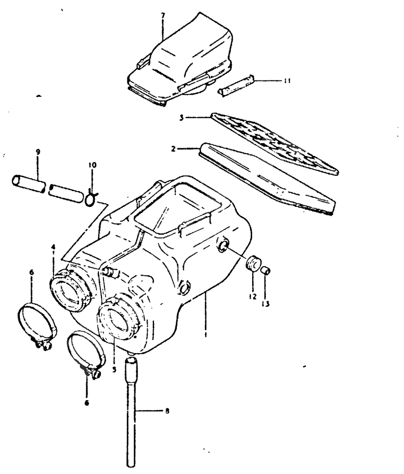 FILTRE A AIR POUR SUZUKI GSGS250TT 1996