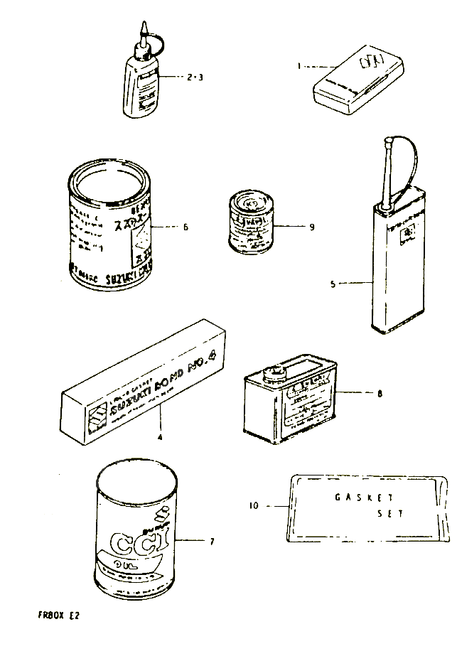 OPTIONS POUR SUZUKI FR 80 1981 POUR FR 50 X FR80X 