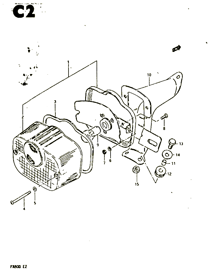 FEU ARRIERE POUR SUZUKI FR 80 1983 POUR FR 80 D FR80D 