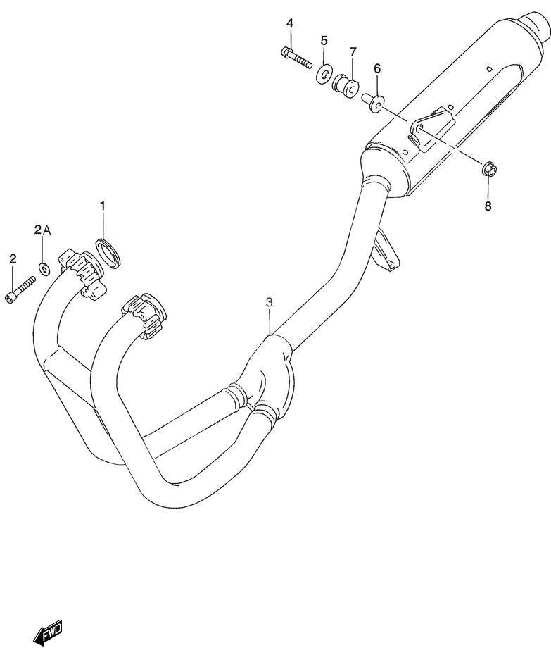 SILENCIEUX POUR GSE 500GS500HUK3 2003