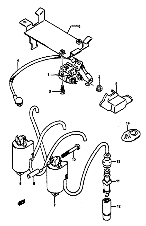 PARTIE ELECTRIQUE POUR GSX R 1100GSX R1100 N 1992