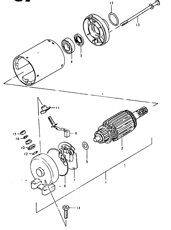DEMARREUR POUR 1100 GSXGSX1100ET 1980