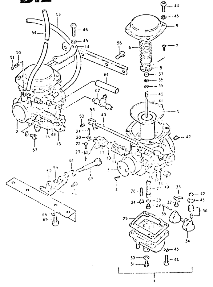 CARBURATEUR POUR GSX 400 LGSX400LX 1980