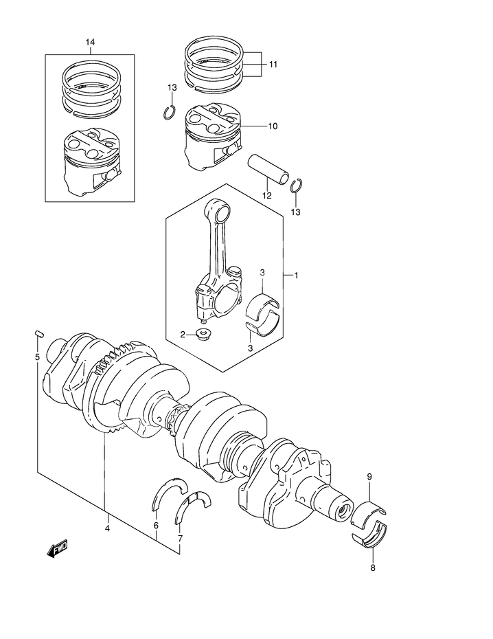VILEBREQUIN POUR BANDIT 600GSF600SY 2000
