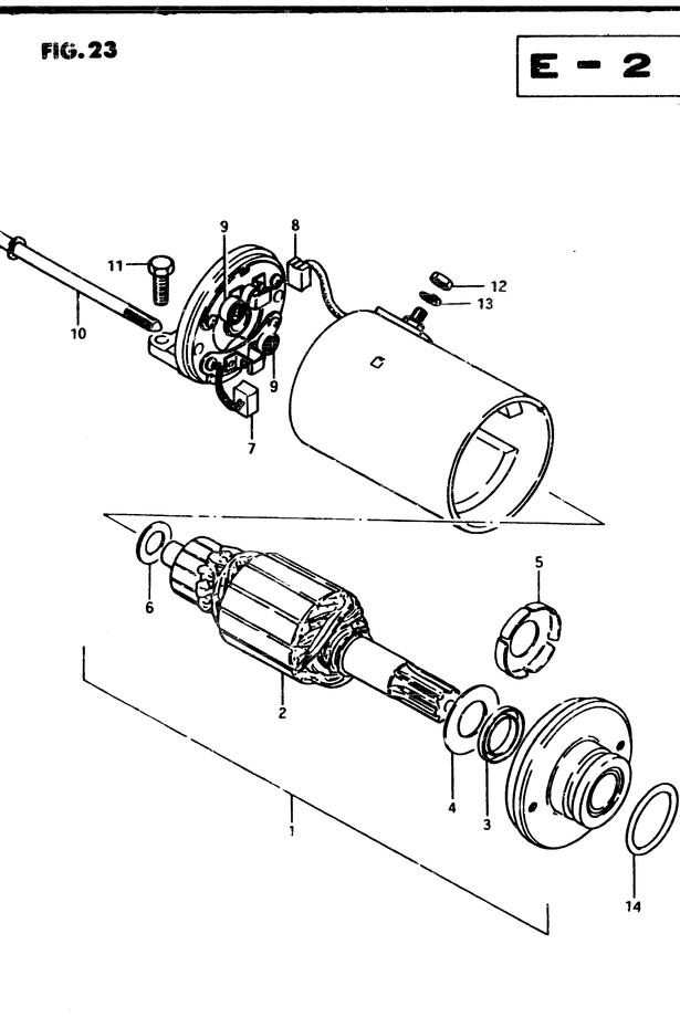 DEMARREUR POUR SUZUKI GSXGSX250D 1983