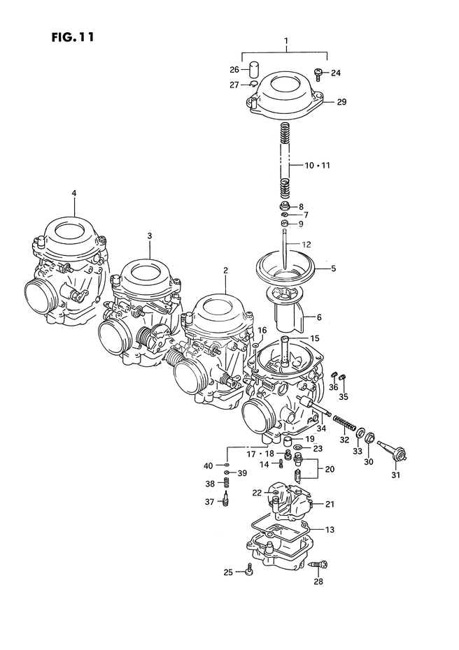 CARBURATEUR POUR GSX R 750GSX R750WS 1995