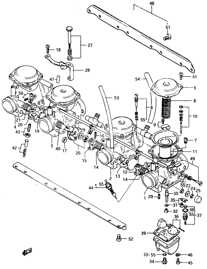 CARBURATEUR POUR SUZUKI GSXGSX400FD 1983