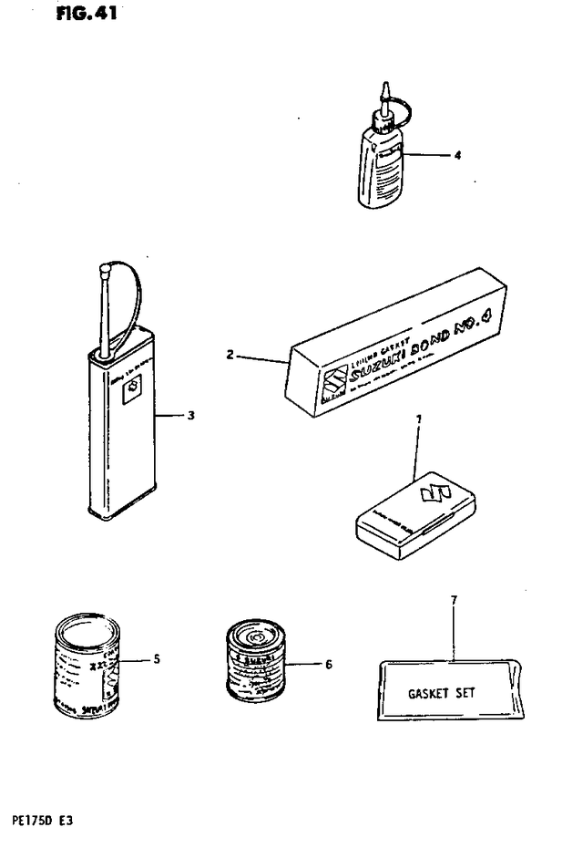 OPTIONS POUR SUZUKI PEPE175D 1983