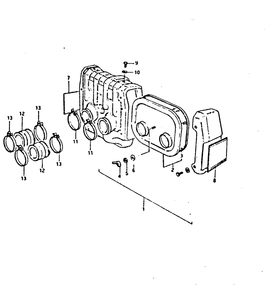 FILTRE A AIR POUR SUZUKI GTGT250EN 1992