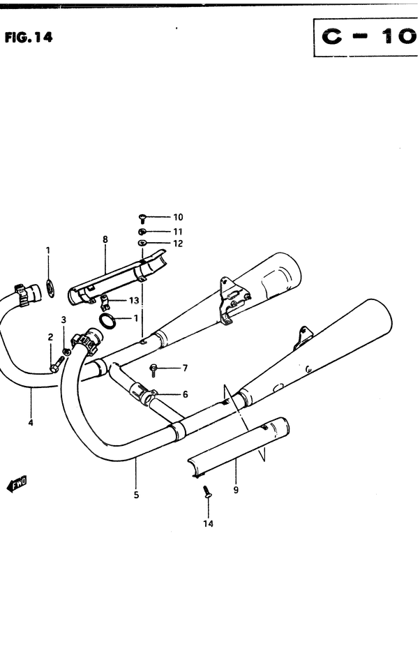 SILENCIEUX POUR SUZUKI GSXGSX400TD 1983