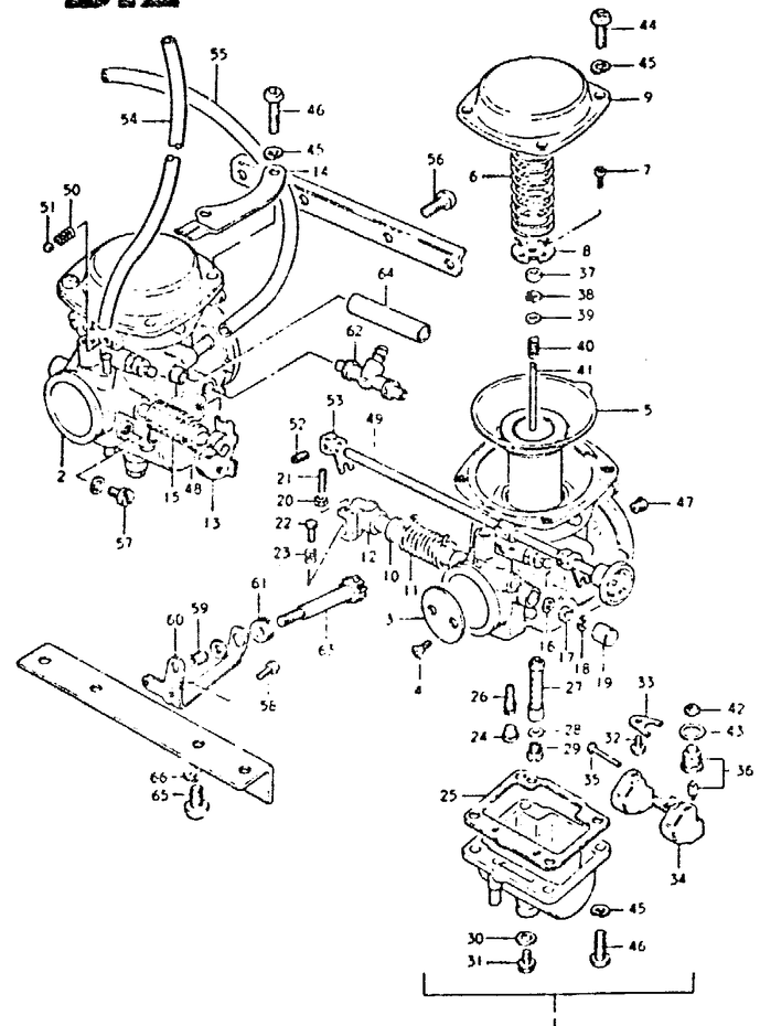 CARBURATEUR POUR GSX 400 TGSX400TX 1981