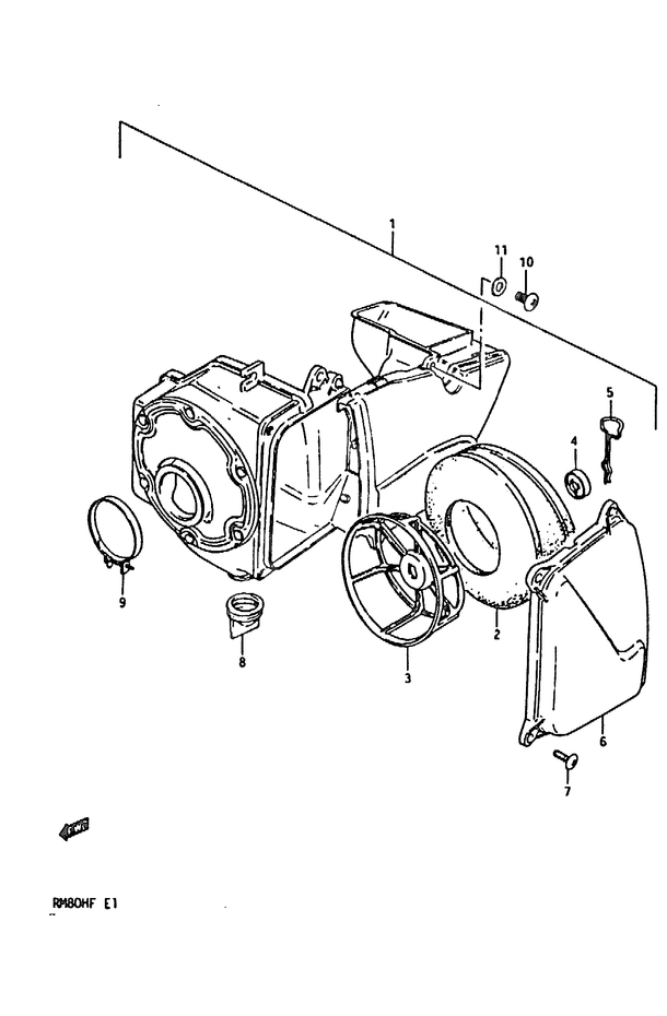FILTRE A AIR POUR SUZUKI RMRM80HF 1985