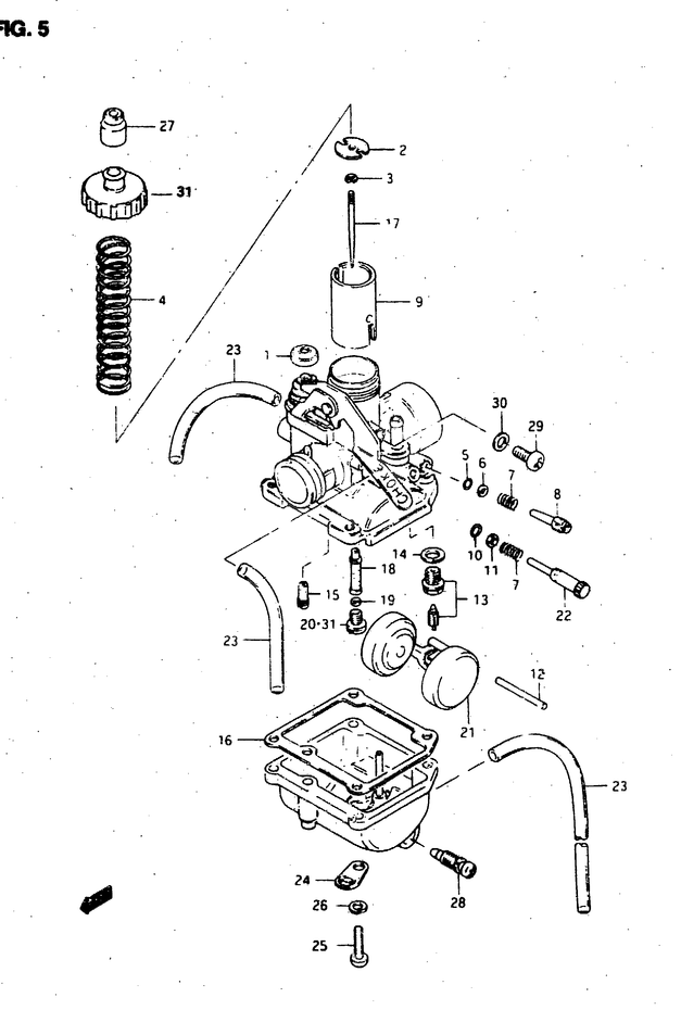 CARBURATEUR POUR SUZUKI RMXRMX50T 1996