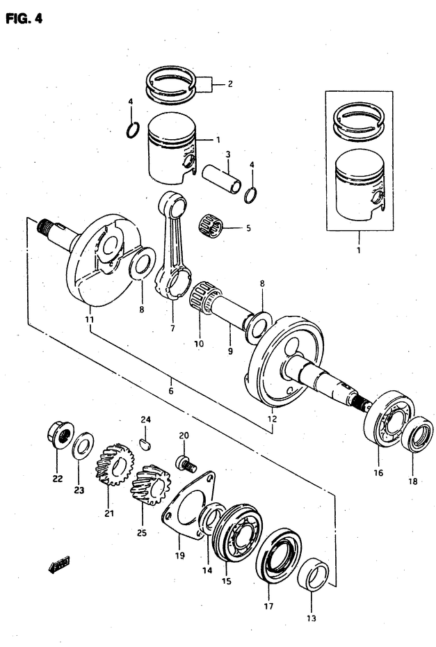 VILEBREQUIN POUR SUZUKI RMXRMX50V 1997