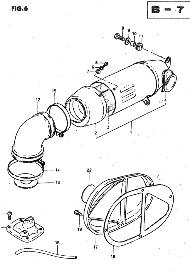 FILTRE A AIR POUR SUZUKI VAN VANRV50D 1983