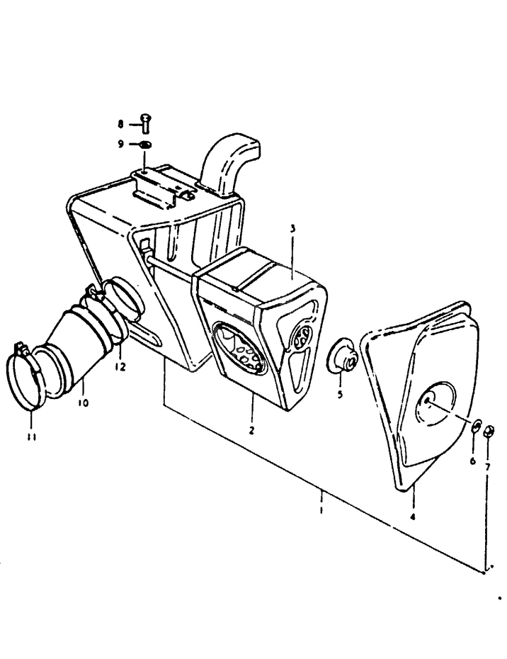 FILTRE A AIR POUR SUZUKI TSTS125N 1992