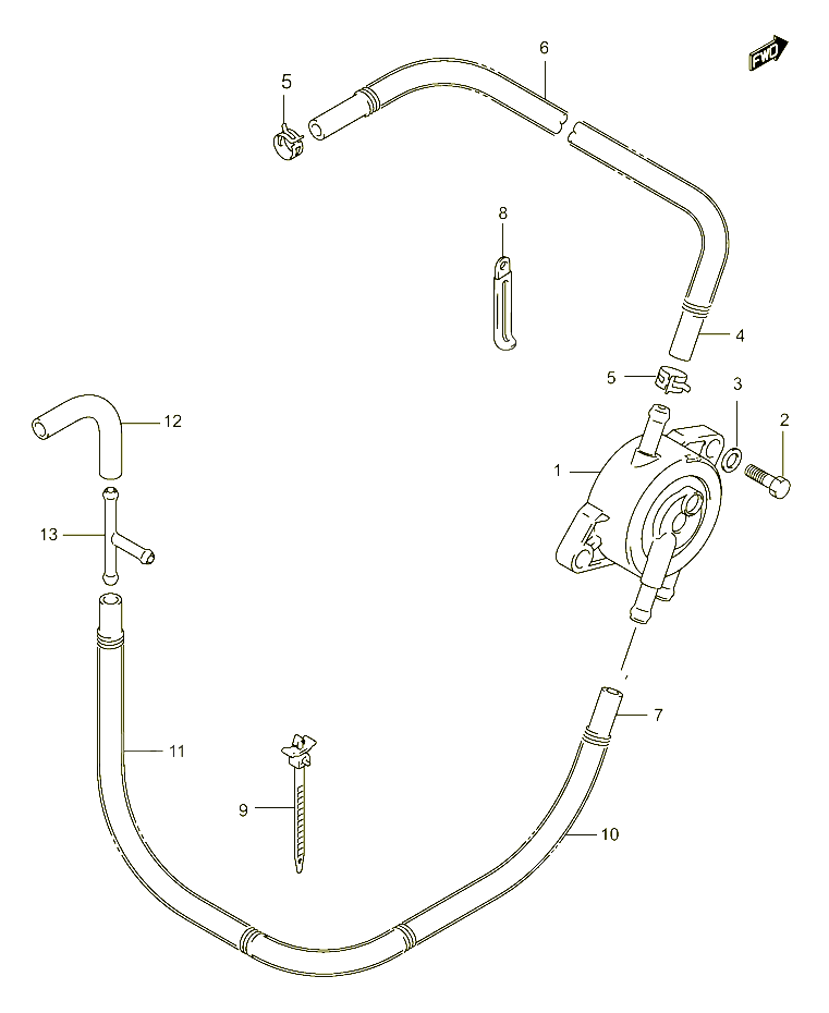 POMPE A ESSENCE POUR SUZUKI BURGMAN 150 2003 POUR SUZUKI BURGMANUH150K2