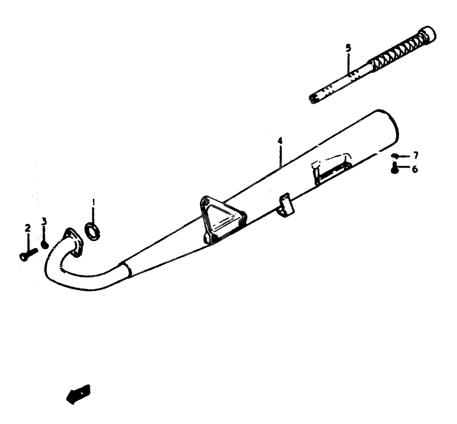 SILENCIEUX POUR SUZUKI ZRZR50SLKX 1999